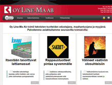 Tablet Screenshot of linema.fi